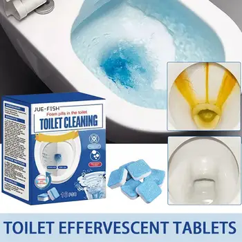 Otomatik Klozet Temizleyici Efervesan Tablet Tuvalet Hızlı Sökücü İdrar Leke Deodorant Sarı Kir Tuvalet Temizleme Y3C9