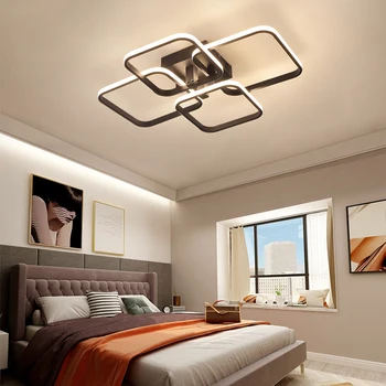 Modern LED Avize Aydınlatma Ev Dekor için APP Kontrolü ile Uzaktan Kısılabilir Oturma Odası Yatak Odası Çalışma Odası için