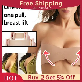 Kadın Elastik Meme Bandı Kendinden yapışkanlı Meme Kapağı Kaldırma Rulo Göğüs Bandı Büyük Göğüs Meme Çıkartmalar Göğüs Kaldırma Çıkartmalar