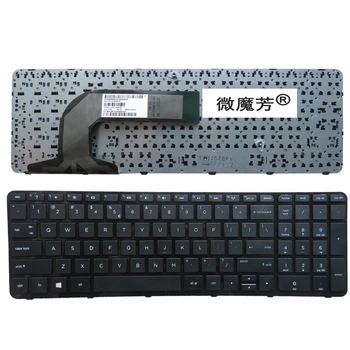 ABD Siyah Yeni İngilizce klavye HP PAVİLİON 17 17E 17E110DX 17E128CA 17N 725365-001 17 17N 17 E 17N000 17E000 Laptop Klavye