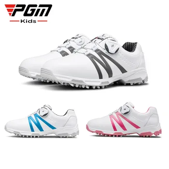 PGM Erkek Kız golf ayakkabıları Su Geçirmez kaymaz Hafif Yumuşak ve Nefes Evrensel Açık spor ayakkabı XZ127