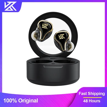 KZ SK10 Pro TWS Kulaklık Bluetooth uyumlu 5.2 Kablosuz Hibrid HıFı Oyun Kulakiçi Gürültü İptal Spor Monitör Kulaklık