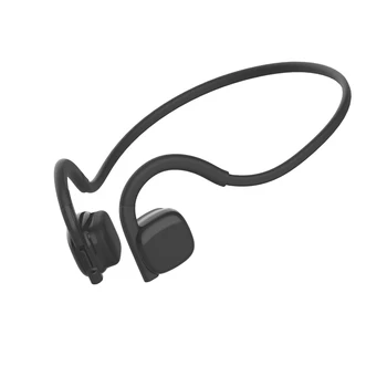 Şeffaf Gerçek Kemik Iletim Bluetooth Kulaklık 5.3 kablosuz kulaklıklar Spor mikrofonlu kulaklık Bisiklet Egzersiz Koşu