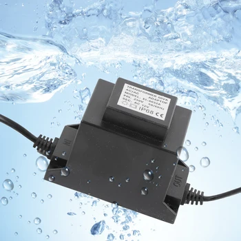 AC 110 V AC 12 V IP68 Su Geçirmez Trafo için LED sualtı havuz ışığı Çıkış AC 12 V Trafo 60 W Adaptörü İçin Havuz LED