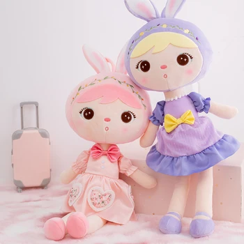 Tavşan 54 cm Kadın Bebek Lolita Bebek peluş oyuncak Sevimli Peluş Tavşan Paskalya Bebek Sevimli Tedavi Girly Tarzı