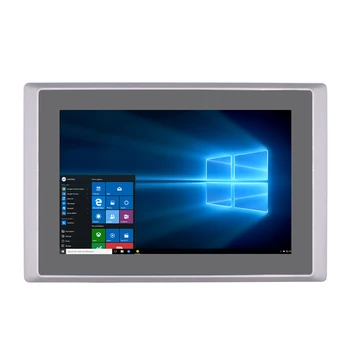 12 İnç Çekirdek i7 8550U Endüstriyel Dokunmatik Ekran Windows 10 Panel PC GPIO HD 2*RJ45 IP65 Fansız Hepsi Bir Endüstriyel Bilgisayar