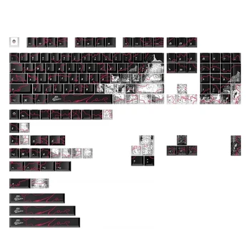 Keycaps CherryProfile Mekanik Klavye Klavye Tuş Takımı Seti DyeSubbed Mekanik Klavye Anahtarları DIY 146 ADET