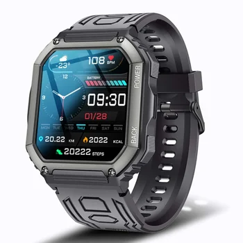 2023 Yeni akıllı saat Erkekler Büyük Pil Müzik Çalma Spor İzci Bluetooth Arama Spor Smartwatch Erkekler İOS Android için