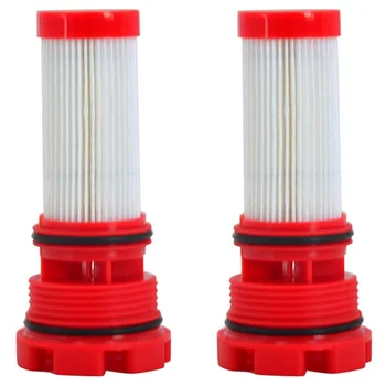 2X Yeni Kırmızı yakit filtresi için Fit Mercury Optimax / Verado Motorları 8M0020349 884380T