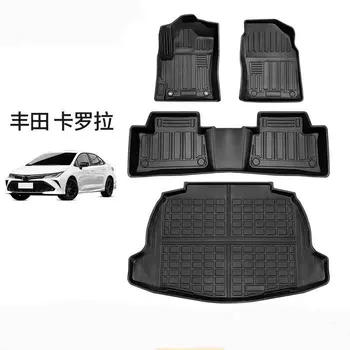 TPE kat mat Toyota Corolla için Çapraz Rui Fang Feng Landa sol dümen 3D zemin mat gövde mat su geçirmez zemin mat