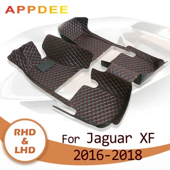 APPDEE Araba paspaslar Jaguar XF Sedan 2016 2017 2018 için Özel oto ayak Pedleri otomobil halı kapak