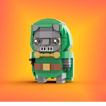 ABS Plastik Doktor Doom BRİCKHEADZ Yapı Taşları Mini aksiyon figürü oyuncakları