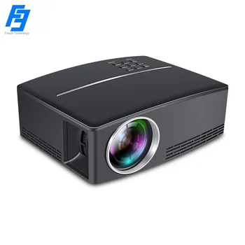 Video / Film Projektörü GP80 1080P LCD HD Projektör Led 1800ansı Lümen Evde kullanım / Sinema / Tiyatro / Film Partisi / Oyun Projektörü