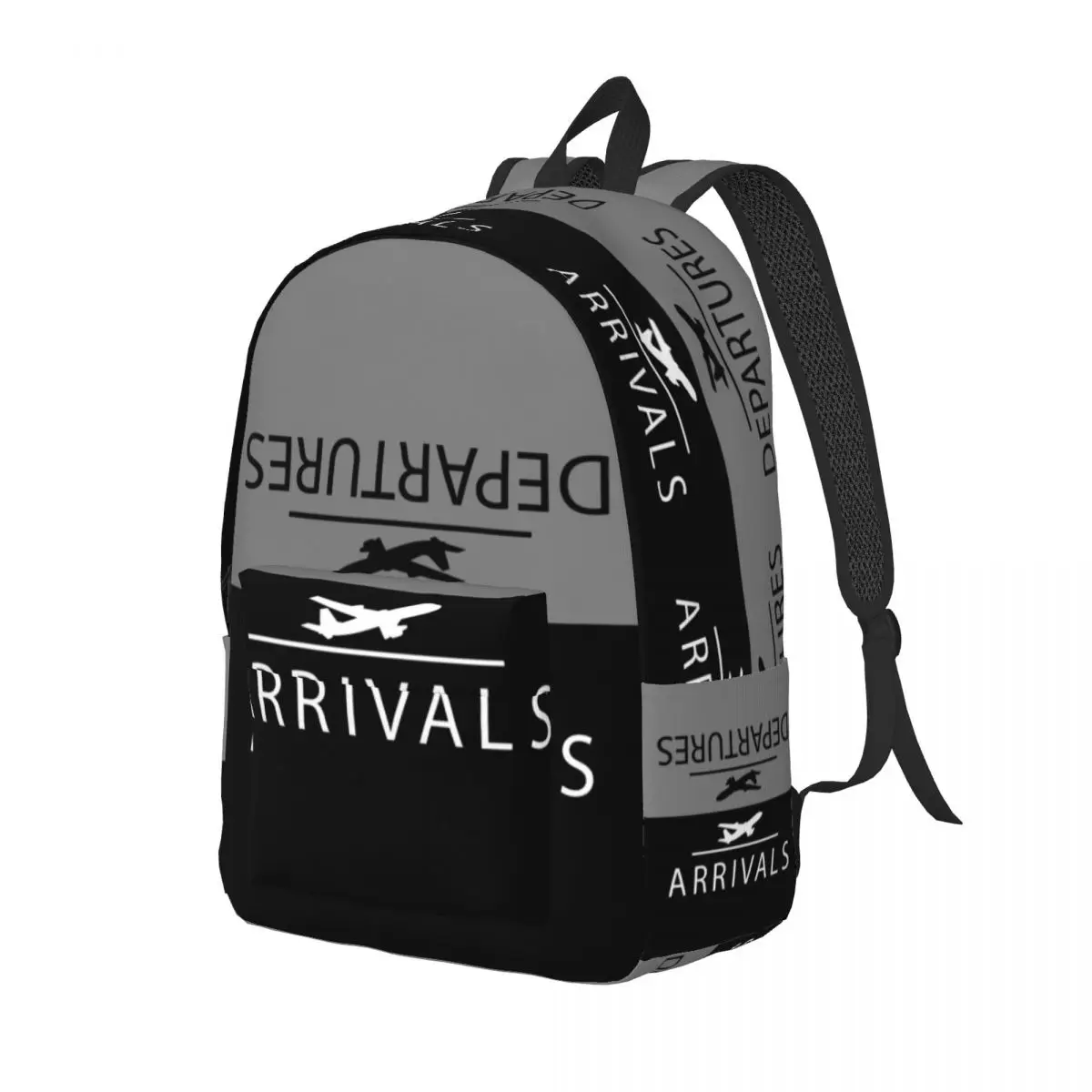 Havacılık Geliş Ve Gidiş Seyahat keten sırt çantası Erkekler Okul Dizüstü Sırt Çantası Uçak Havaalanı Koleji Öğrenci Sırt Çantaları