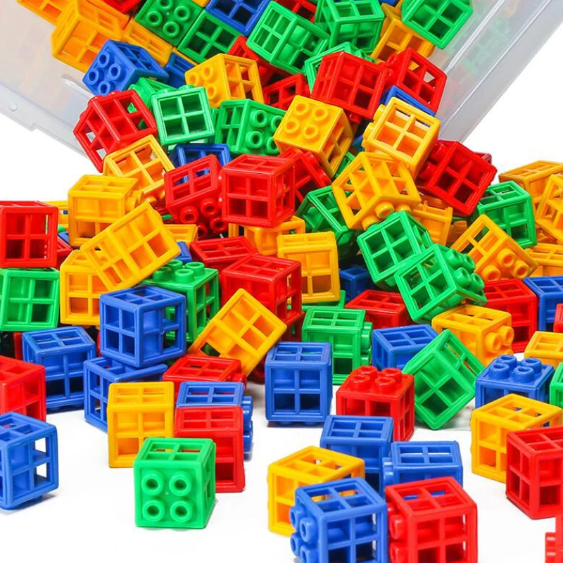 150 Adet Birbirine Blokları Küp Çocuk Oyuncakları Eğitici Bloques De Construcción Bausteine Kinder Brinquedo Pedagogico Infantil
