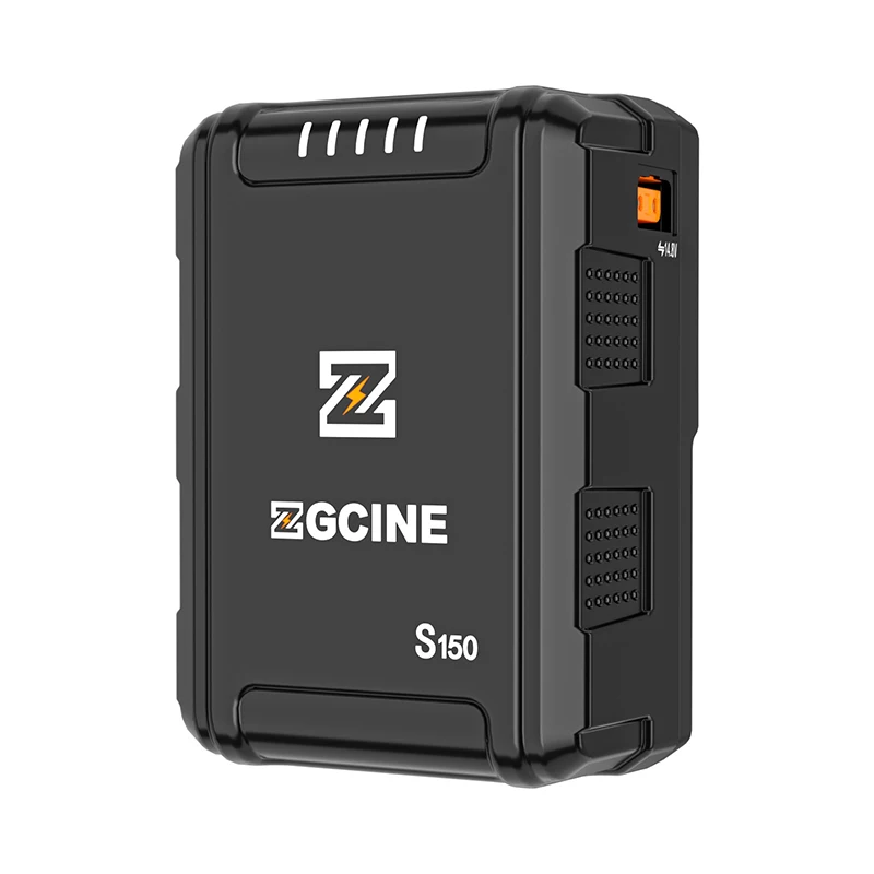ZGCINE ZG-S150 S150 V Dağı Pil V-kilit Lityum Pil Güç Bankası DSLR kameralar Akıllı Telefonlar Dizüstü Bilgisayarlar Video Işığı kamera