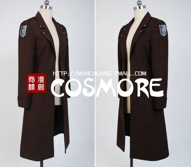 Titan Dev cosplay anime allen kostüm pelerin kanatları ceket ceket