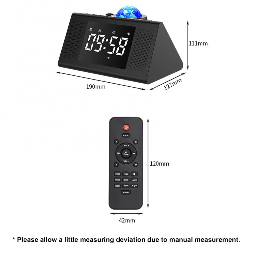 3/5/8 ADET Çok Fonksiyonlu dijital alarmlı saat Saat Projeksiyon Takvim Renk Değiştiren Gökyüzü Yıldız Projektör Masa Saati Müzik Yıldızlı