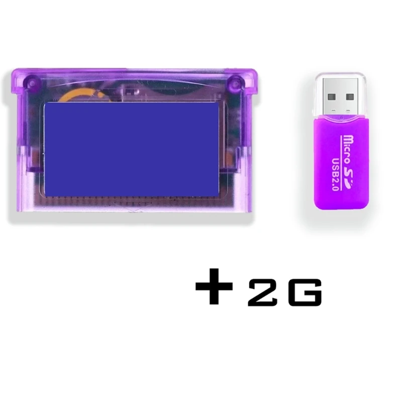 Uyumlu GBA GBM IDS-NDS NDSL-SD Flash Kart Adaptörü Kartuşu 2GB Oyun Yedekleme Cihazı USB flash sürücü Dayanıklı Dropship