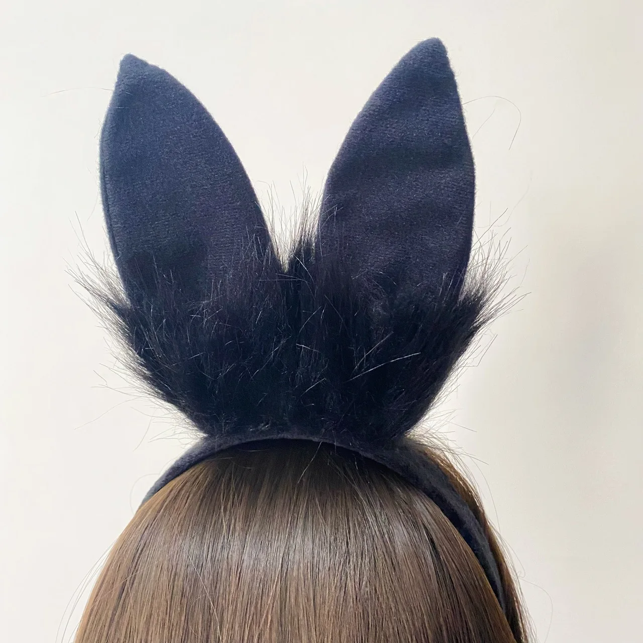Peluş Tavşan Kulaklar Saç Çember saç aksesuarları Kadın Noel Headdress Yıl Tavşan Saç Çember Lolita Tavşan Kız Kafa Çember
