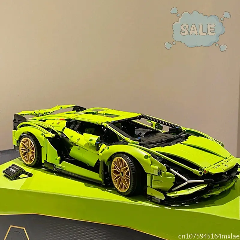 3696 Adet Teknik Süper Yarış Araba Modeli Yapı Taşları Uyumlu 42115 FKP37 Tuğla Yetişkinler İçin Spor oyuncak arabalar Çocuklar için Hediye