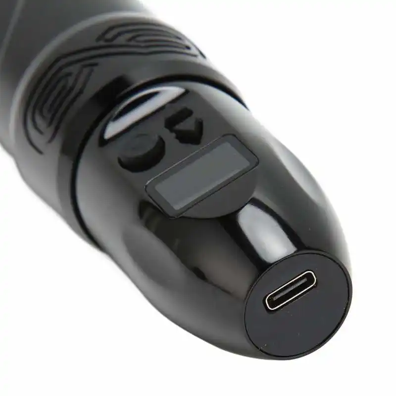 2400mAh Büyük Kapasiteli Pil Kablosuz dövme kalemi Kiti 4.0 mm İnme İsteğe Bağlı Dijital LED Ekran Salon Sanatçı Vücut Sanatı Araçları