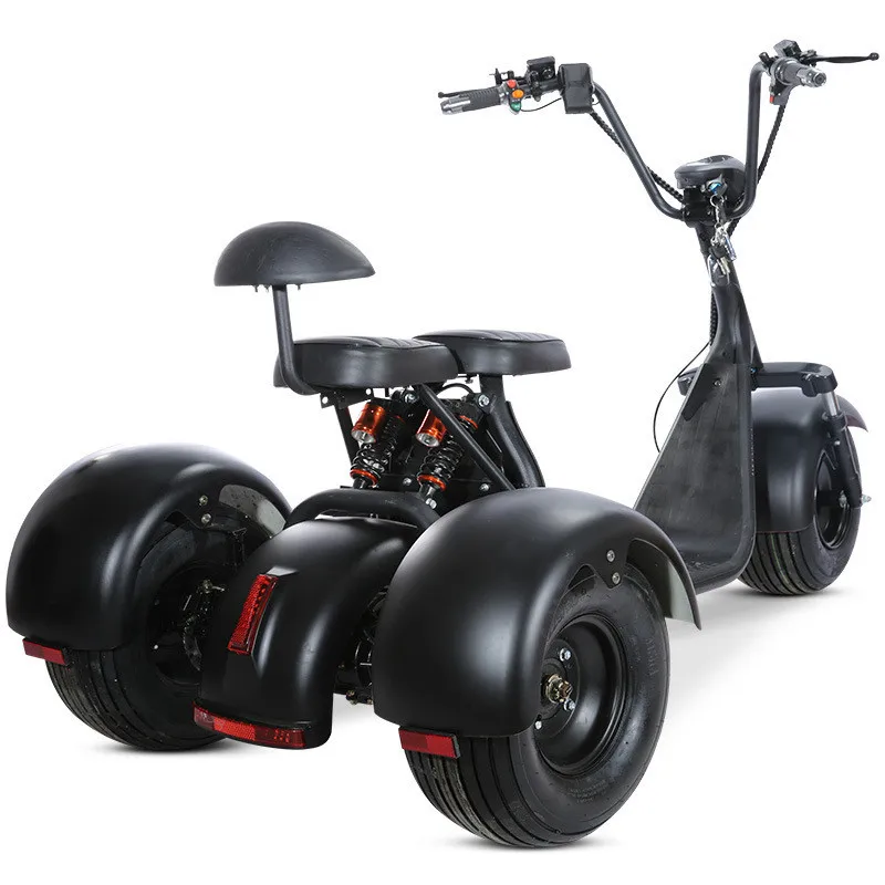 Ücretsiz teslimat Motorlu scooter yüksek hızlı elektrikli üç tekerlekli
