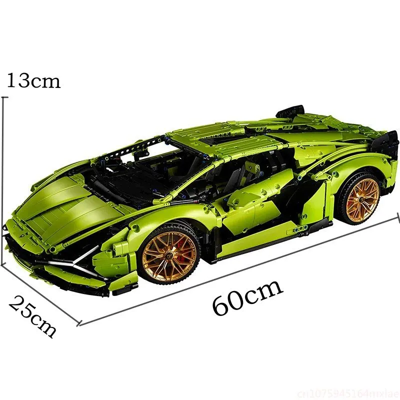 3696 Adet Teknik Süper Yarış Araba Modeli Yapı Taşları Uyumlu 42115 FKP37 Tuğla Yetişkinler İçin Spor oyuncak arabalar Çocuklar için Hediye