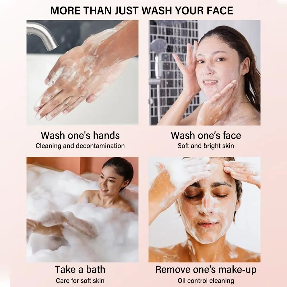 He Shou Wu Şampuan sabunu Uçucu yağ Şampuan Multiflora Şampuan Çubuğu Derinlemesine Temizlik Saç Büyümesini Destekler Saç Dökülmesini Önler